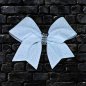 Preview: Pin Me "Glitter" - Design "MCC" Schleife weiß
